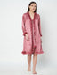 KOI SLEEPWEAR Satin Nightdress with Lace Detail