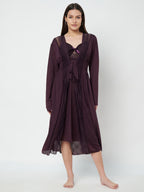 KOI SLEEPWEAR Premium Modal Nighty with Robe