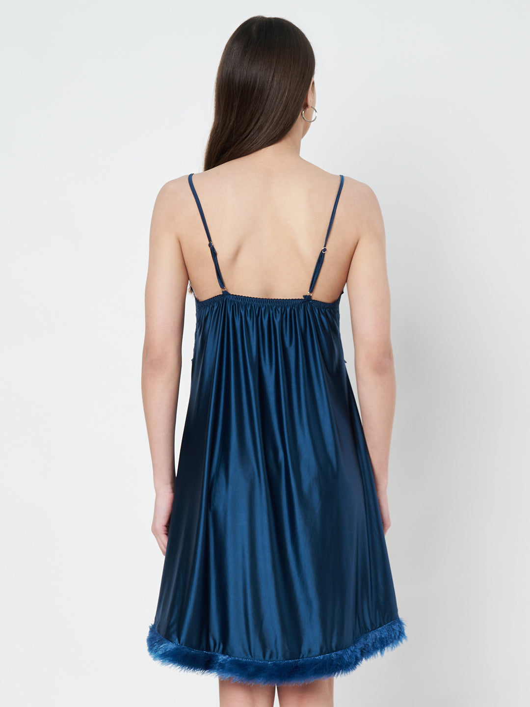 KOI SLEEPWEAR Satin Nighty with Lace Detail