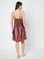 KOI SLEEPWEAR Satin Nighty with Lace Detail