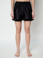 KOI SLEEPWEAR Satin Set with Fur