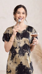 The Midnight Daze Satin Nighty | Nightgown