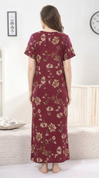 Midnight Blossom Alphine Maxi Nightgown