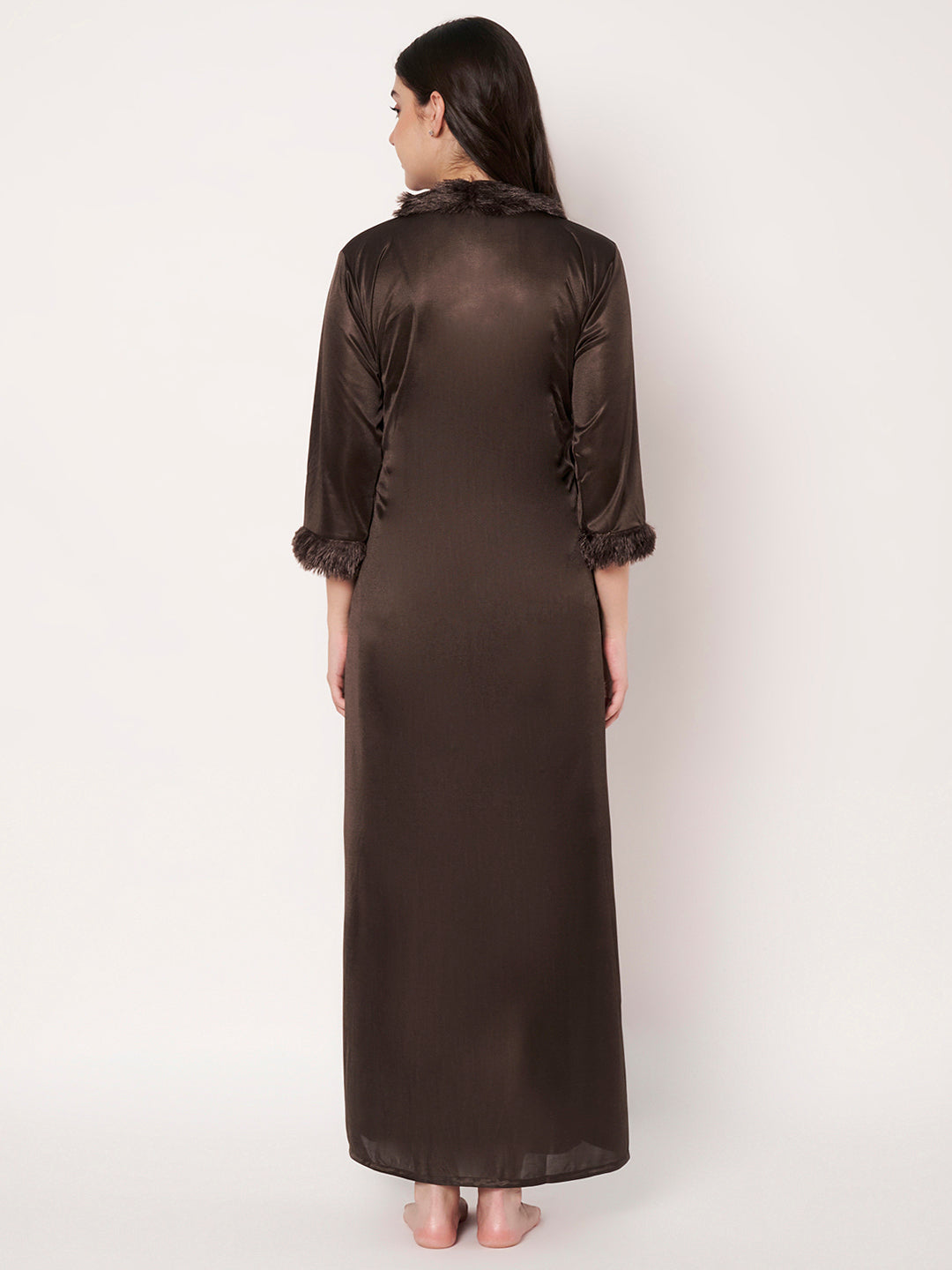 KOI Luxe Comfort Satin fur  Nighty