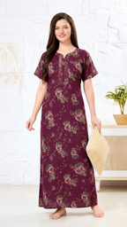 Alpine Bloom A-Line Nightgown