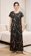 Marble Print Satin Night | Nightgown