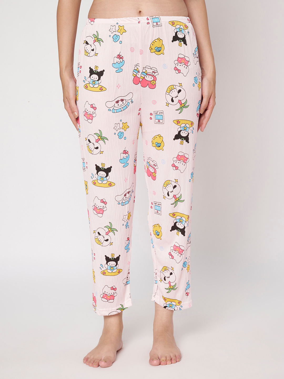KOI-3D TEXTURE-PINK-FULL-PAJAMASET