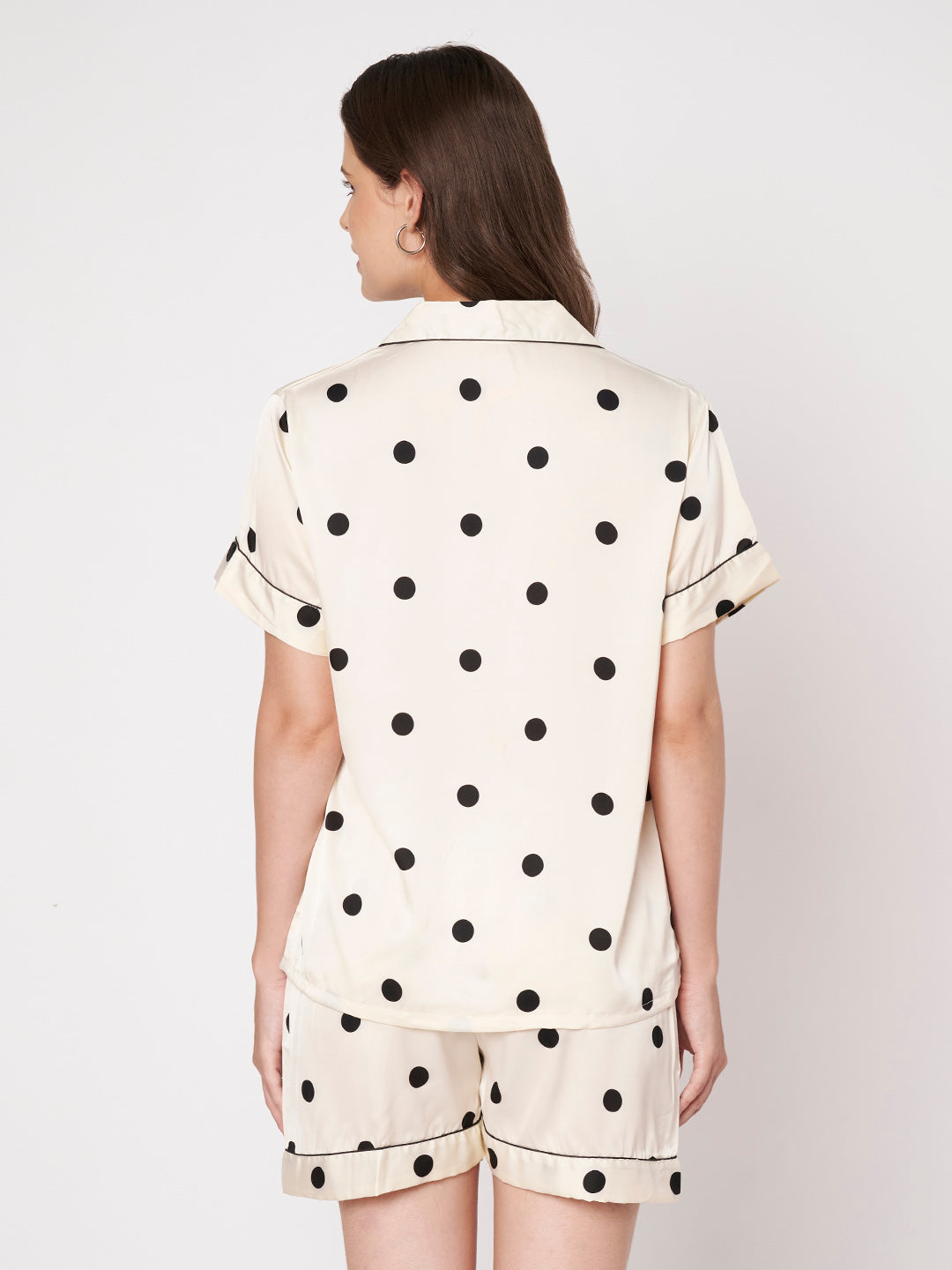 KOI-POLKADOT-SATIN-SHORTS-NIGHT SUIT