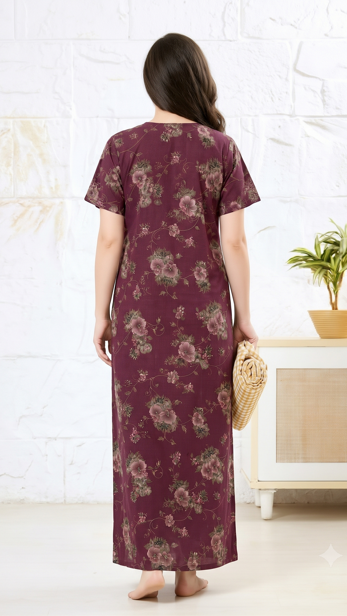 Alpine Bloom A-Line Nightgown