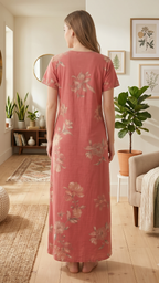 Alphine Printed Maxi Nightgown