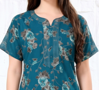 Alpine Bloom A-Line Nightgown