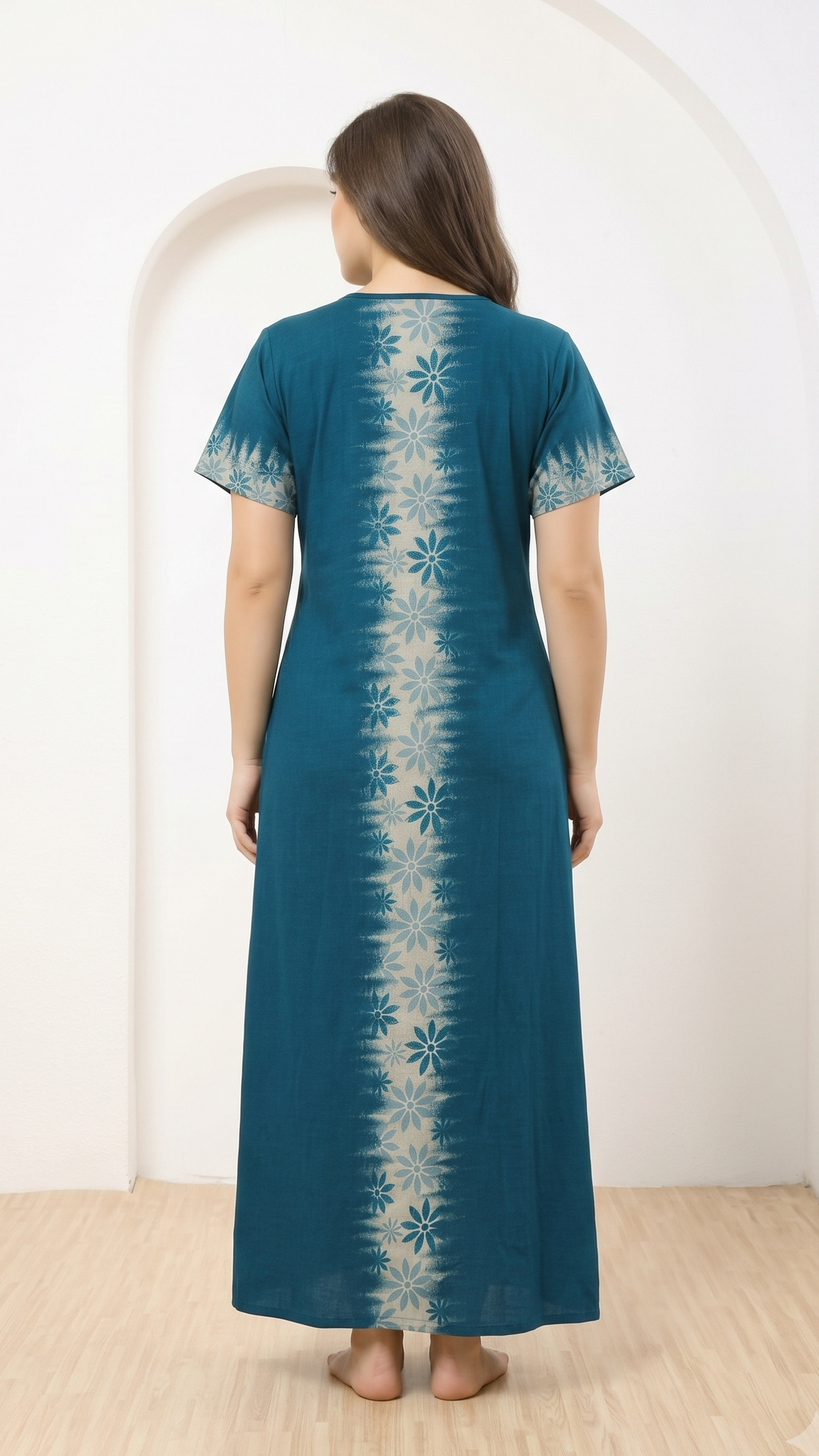 Flower Embriodery Alphine Nightgown