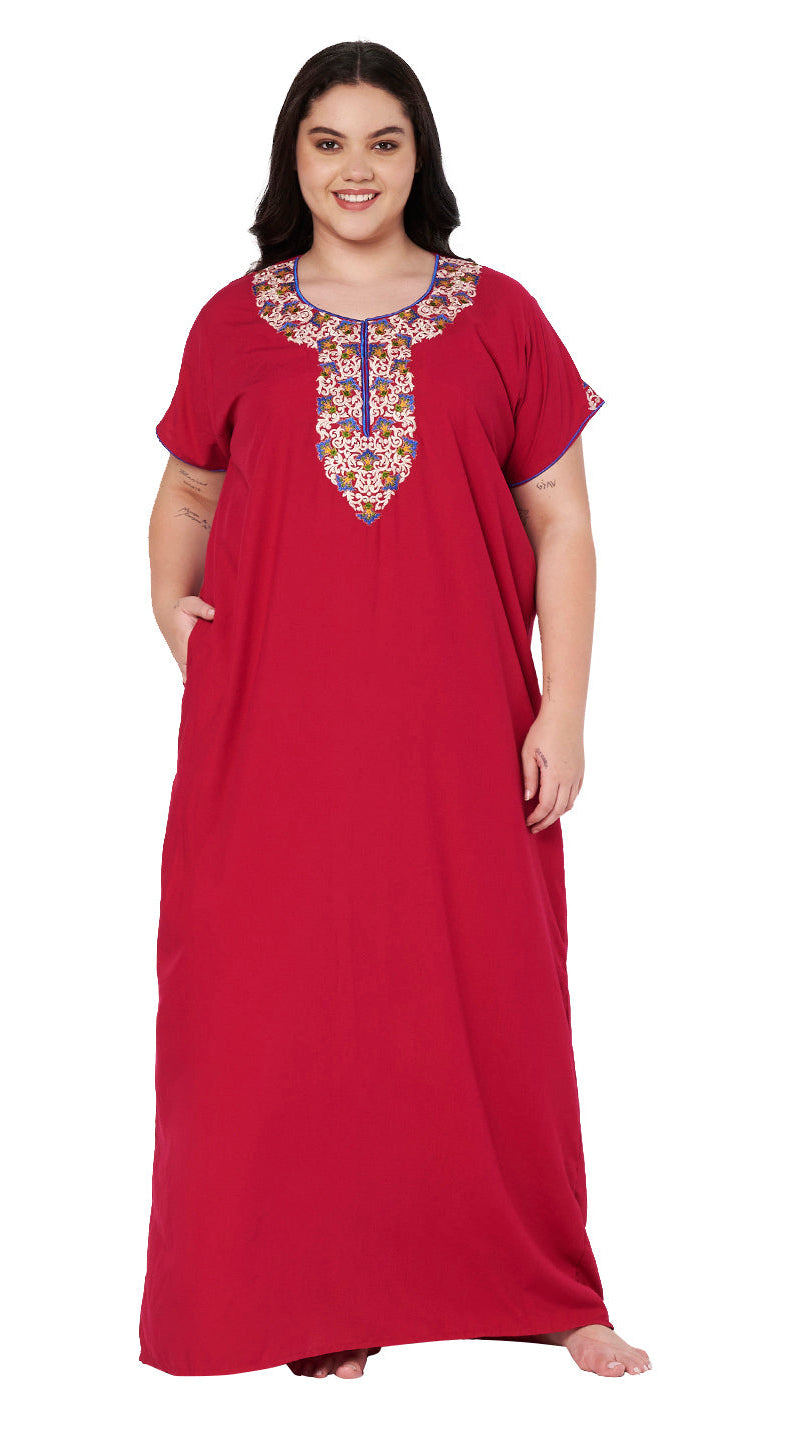 Abhlaline  Contrast Red Gown  XXL Main image