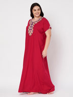 Abhlaline  Contrast Red Gown  XXL