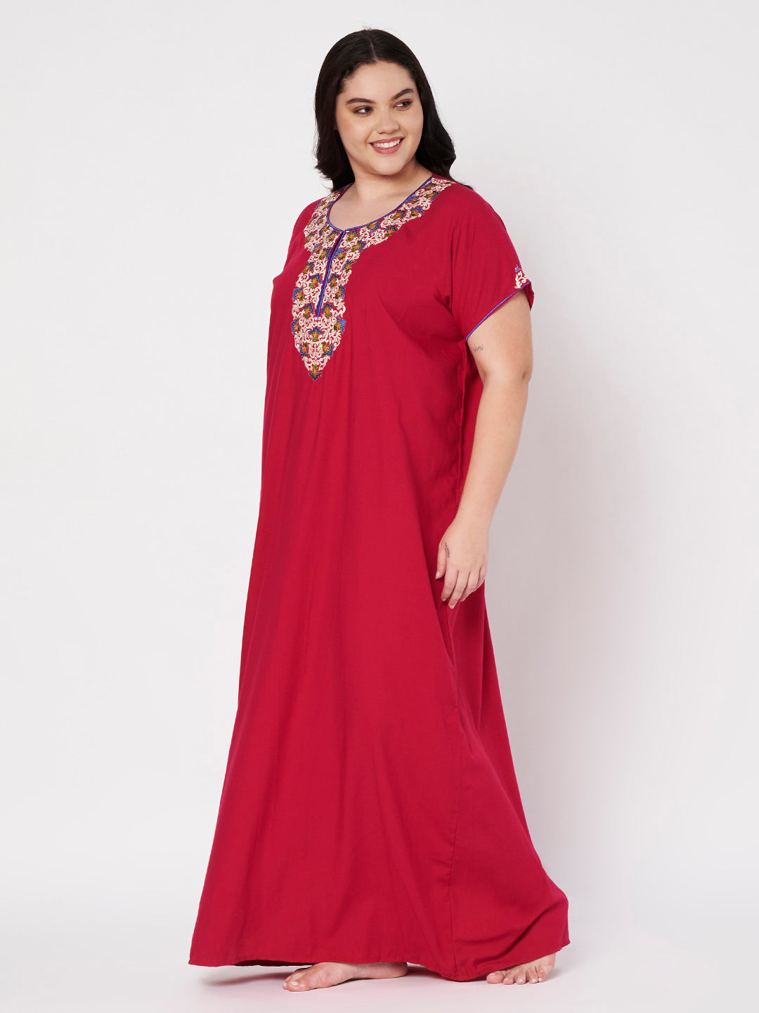 Abhlaline  Contrast Red Gown  XXL