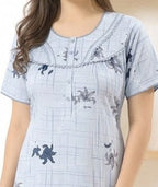 Grace Floral Alpine Pleat Loungewear Gown