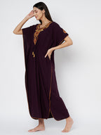 Koi Sleepwear  Cream Embroidery kaftan