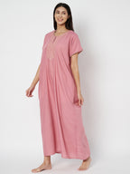 EMBROIDERED NIGHTGOWN