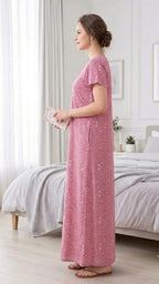 Women’s Floral A-Line Long Nightgown