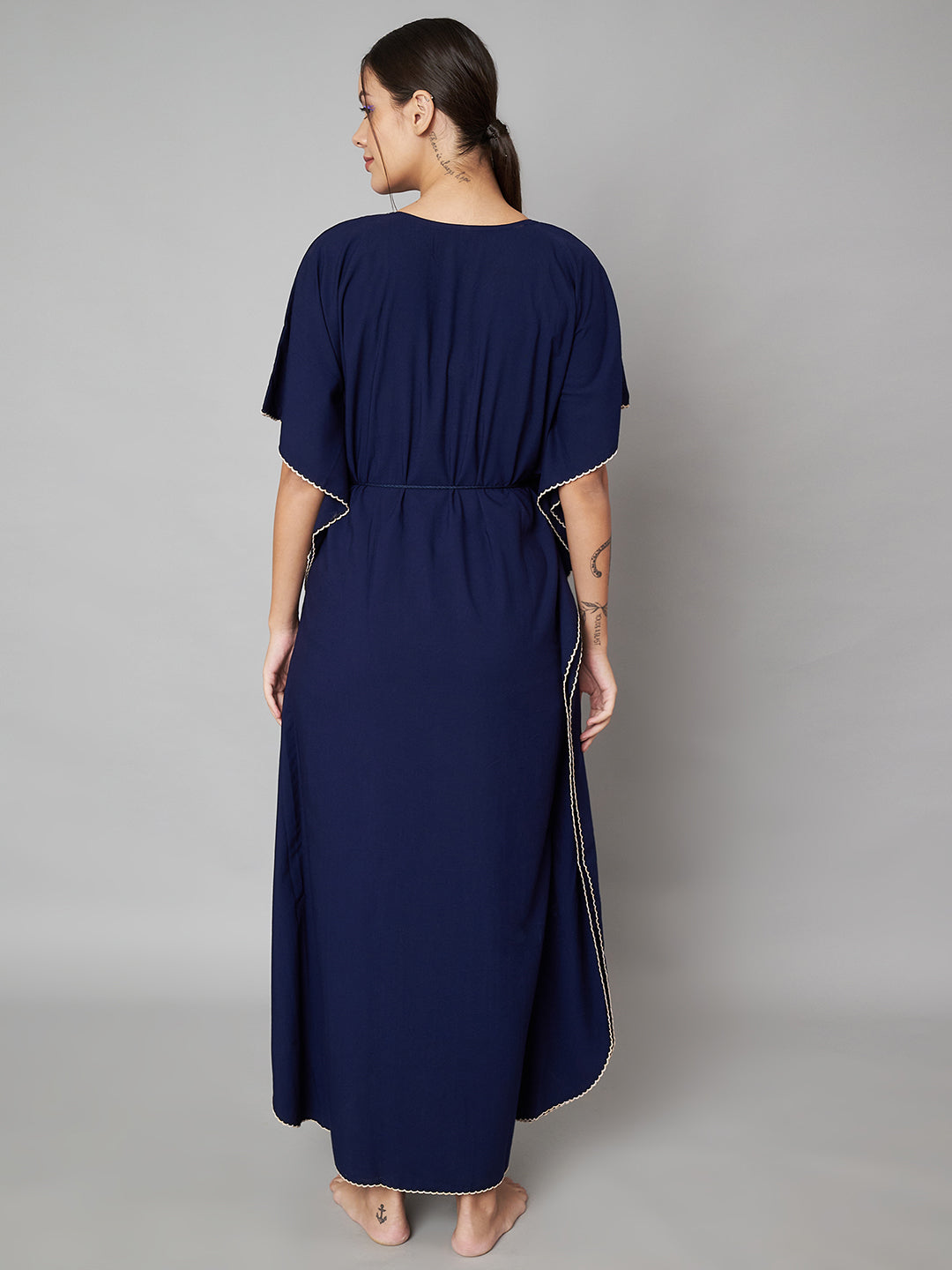 KOI SLEEPWEAR BEAUTIFUL VNECK KAFTAN Secondary image