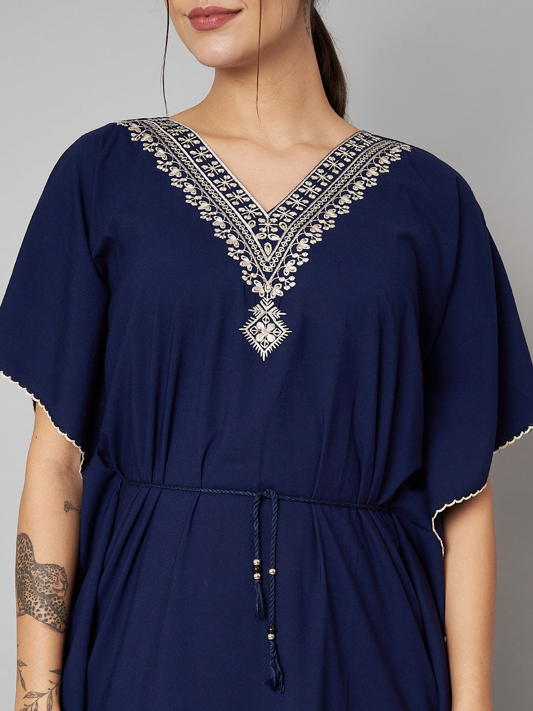 KOI SLEEPWEAR BEAUTIFUL VNECK KAFTAN