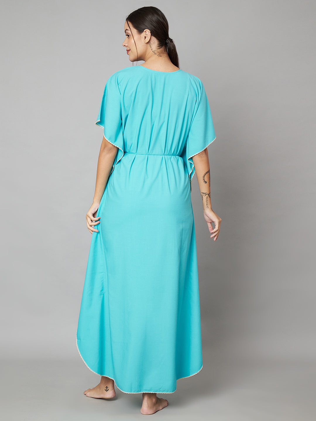 KOI SLEEPWEAR BEAUTIFUL VNECK KAFTAN