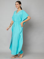 KOI SLEEPWEAR BEAUTIFUL VNECK KAFTAN