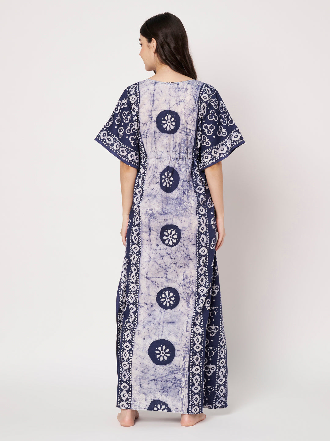 KOI Bloom Tie-Dye Printed Kaftan
