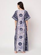 KOI Bloom Tie-Dye Printed Kaftan