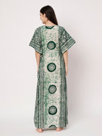 KOI Bloom Tie-Dye Printed Kaftan