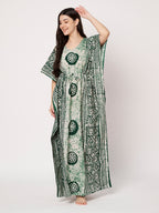 KOI Bloom Tie-Dye Printed Kaftan