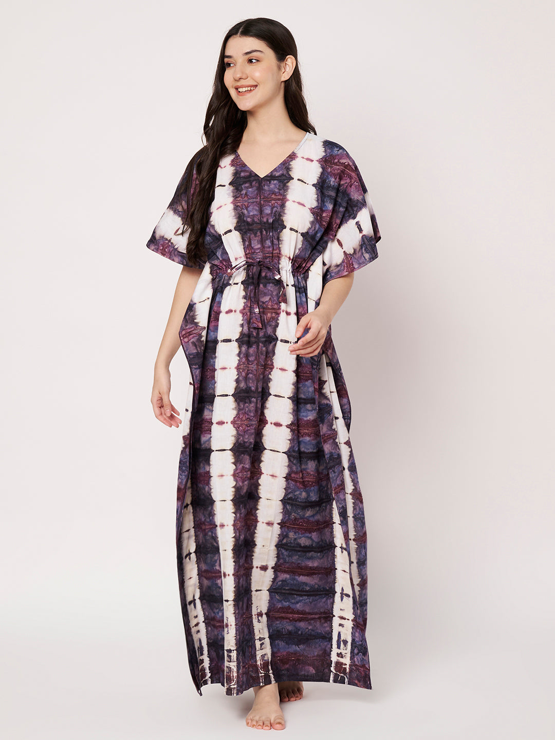 KOI Tie-Dye Printed Kaftan