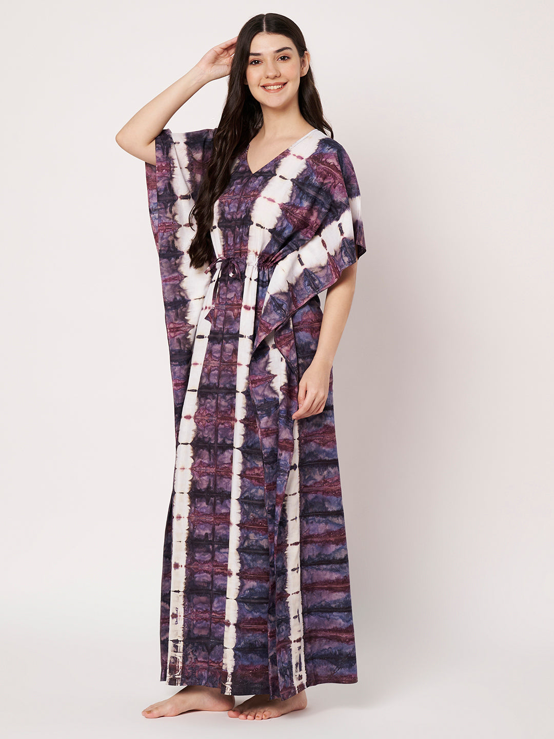 KOI Tie-Dye Printed Kaftan