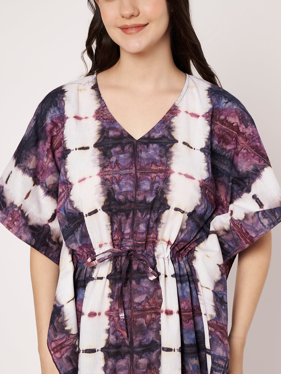 KOI Tie-Dye Printed Kaftan
