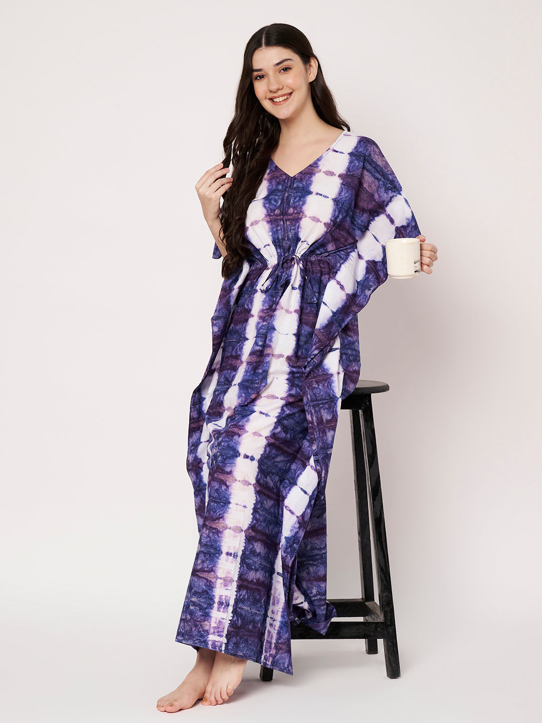 KOI Tie-Dye Printed Kaftan