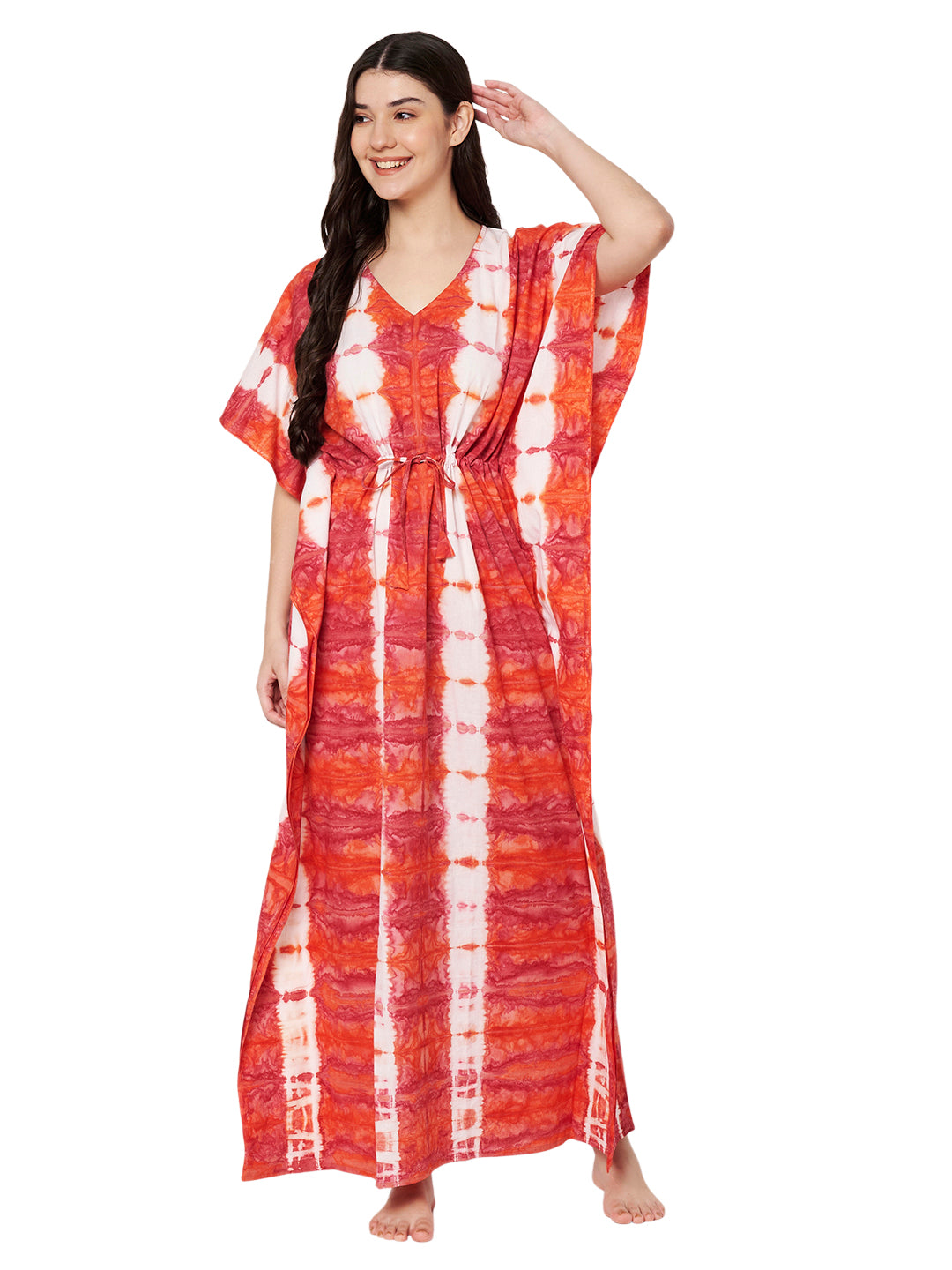 KOI Tie-Dye Printed Kaftan
