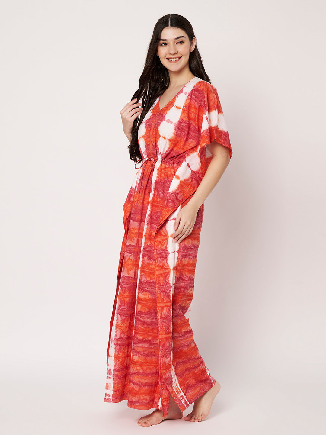KOI Tie-Dye Printed Kaftan