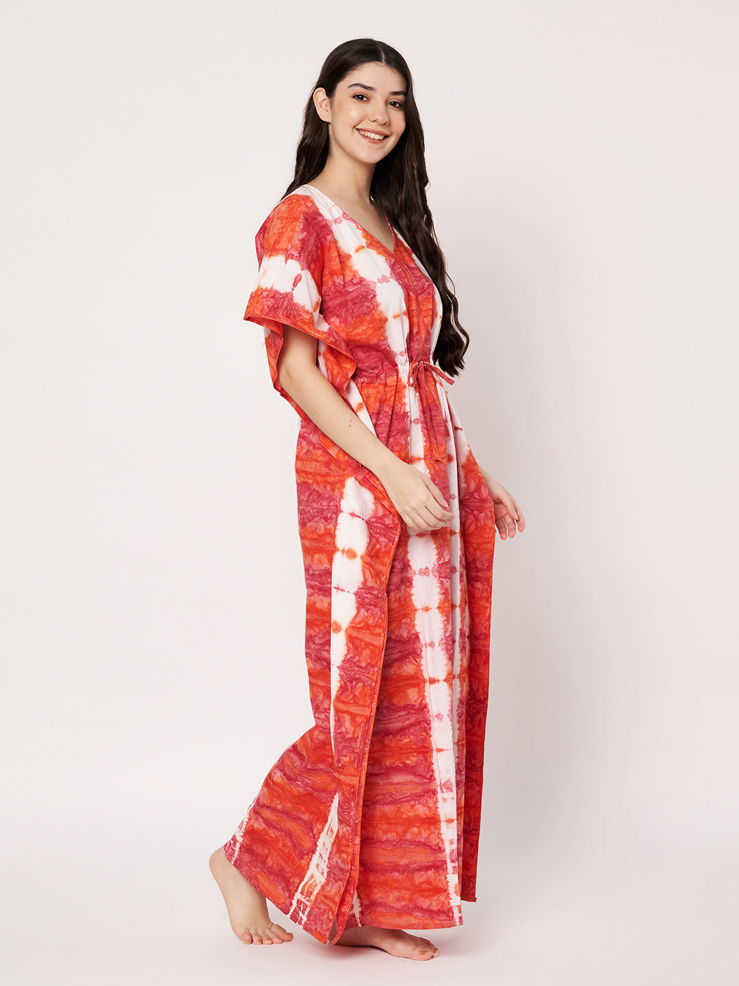 KOI Tie-Dye Printed Kaftan