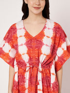 KOI Tie-Dye Printed Kaftan