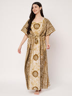 KOI Bloom Tie-Dye Printed Kaftan
