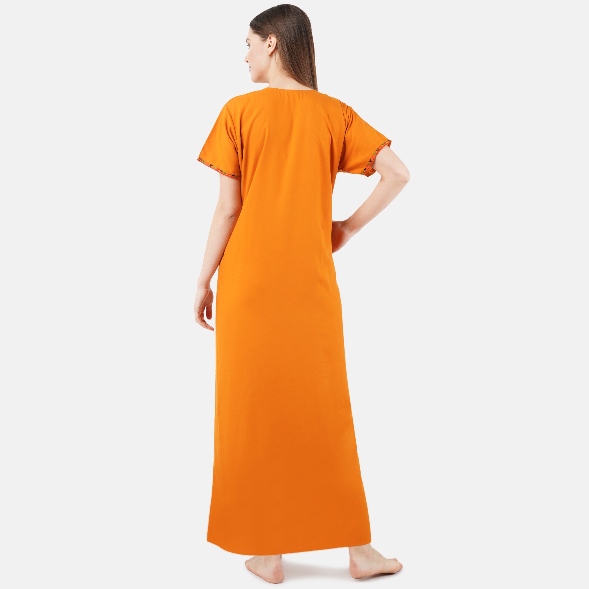 Multi Coloured Embroidered Nightgown