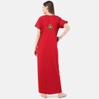 Crosswork Embroidered  Nightgown