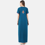 Crosswork Embroidered  Nightgown