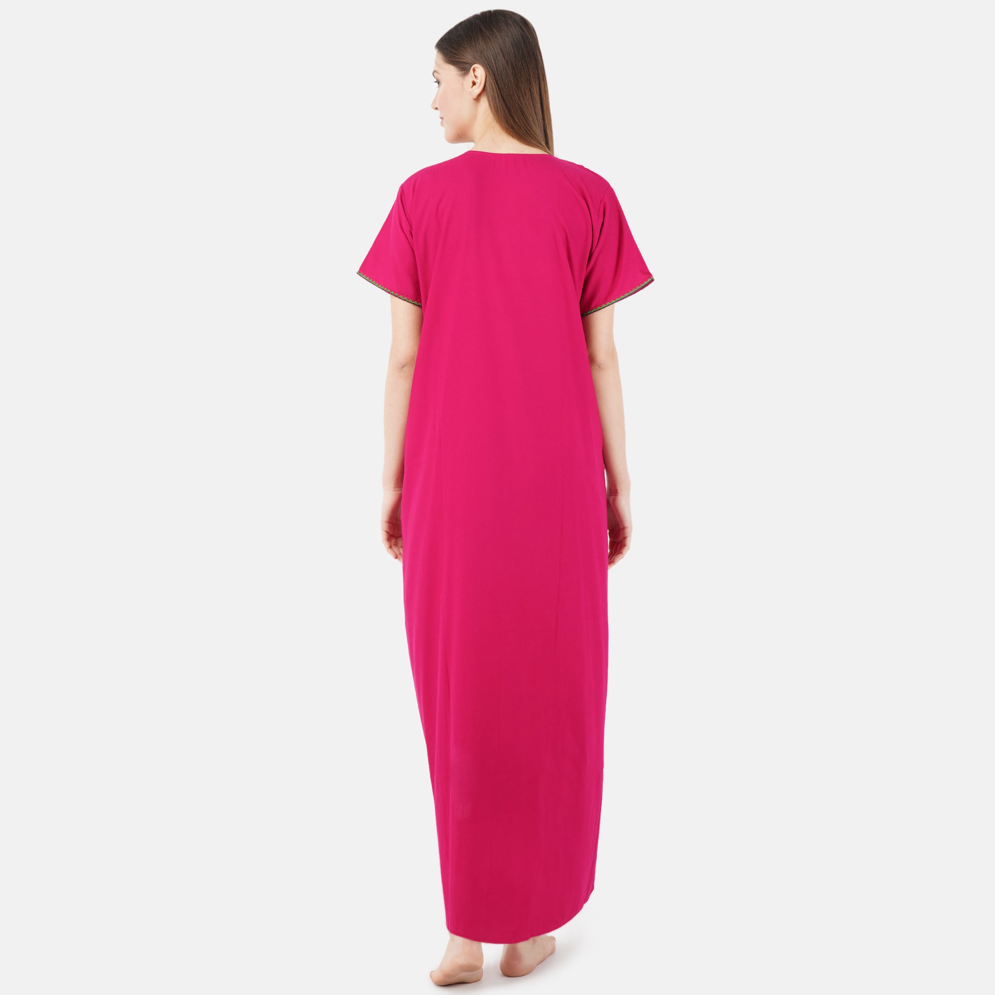 Colourful Embroidery Nightgown