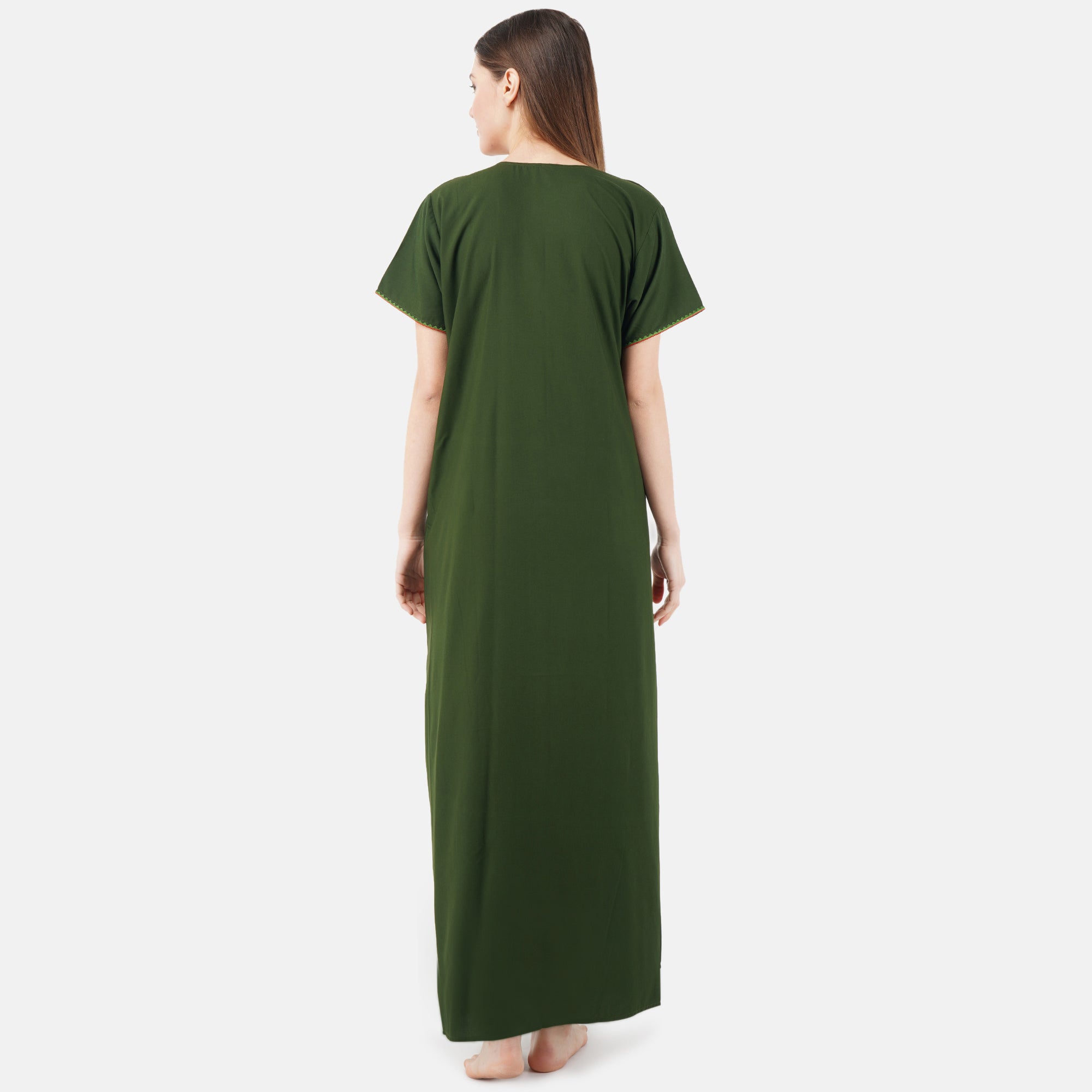 Colourful Embroidery Nightgown