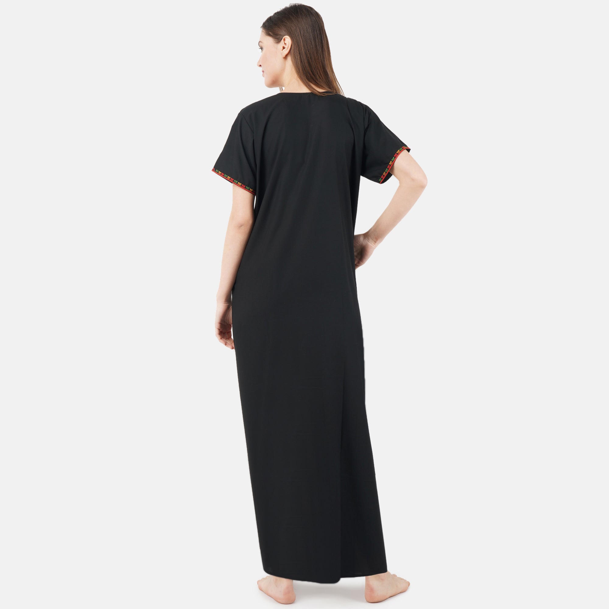 Multi Coloured Embroidered Nightgown