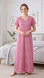 Women’s Floral A-Line Long Nightgown