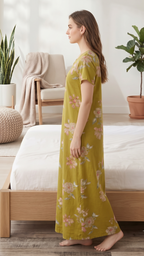 Alphine Printed Maxi Nightgown