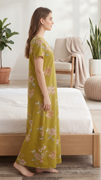 Alphine Printed Maxi Nightgown