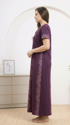 Flower Embriodery Alphine Nightgown